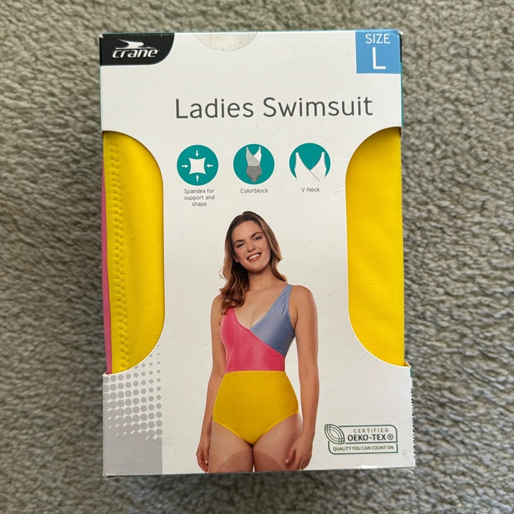 NWT Crane Ladies Swimsuit / One Piece Size L (12-14)